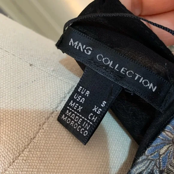 MANGO COLLECTION- Paisely dress shirred waist - Picture 7 of 7